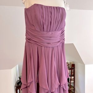 DAVID’S BRIDAL Lilac Strapless Dress💅🏼